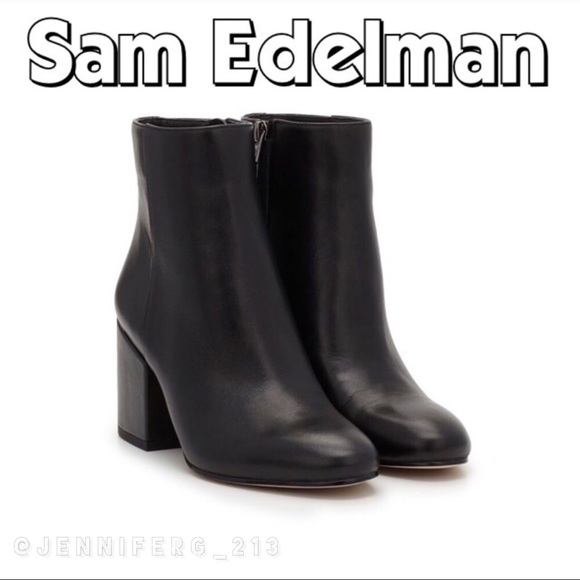 Sam Edelman Taye Heeled Ankle Bootie Black 8 NWOB - Picture 6 of 6